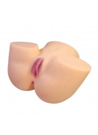 Телесный мастурбатор Liora с 2 любовными тоннелями - Baile - в Орске купить с доставкой