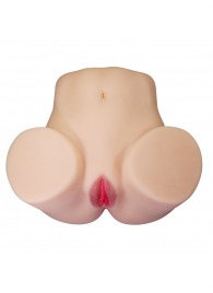 Телесный мастурбатор Julia с 2 любовными каналами - Baile - в Орске купить с доставкой