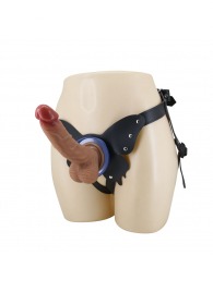 Поясной страпон Wells: трусики в форме бабочки и фаллоимитатор-насадка - Baile - купить с доставкой в Орске