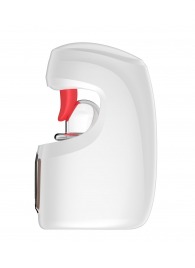 Белый мастурбатор с язычком и возвратно-поступательными движениями - Secwell - в Орске купить с доставкой