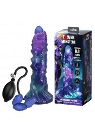 Фиолетовый яйцеродящий фаллоимитатор Duskwalker Sentinal на присоске - 22,4 см. - Baile - купить с доставкой в Орске