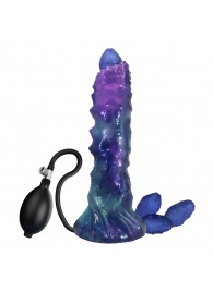 Фиолетовый яйцеродящий фаллоимитатор Duskwalker Sentinal на присоске - 22,4 см. - Baile - купить с доставкой в Орске