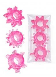 Комплект из трех розовых эрекционных колец - Erowoman-Eroman - в Орске купить с доставкой