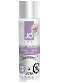 Лубрикант на водной основе для женщин JO AGAPE LUBRICANT ORIGINAL - 60 мл. - System JO - купить с доставкой в Орске