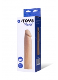 Реалистичная насадка с ярко выраженной головкой - 16,5 см. - A-toys - в Орске купить с доставкой