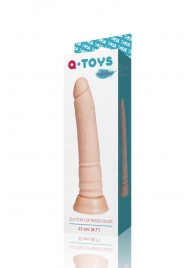 Телесный фаллоимитатор A-toys с присоской - 22 см. - A-toys купить с доставкой в интернет-магазине Orgasmix в Орске Телесный фаллоимитатор A-toys с присоской - 22 см. - A-toys