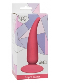 Розовая анальная пробка P-spot Teazer Pink - 12,2 см. - Lola Games - в Орске купить с доставкой