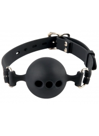 Силиконовый кляп-шар с отверстиями для дыхания Silicone Breathable Ball Gag Small - Pipedream - купить с доставкой в Орске