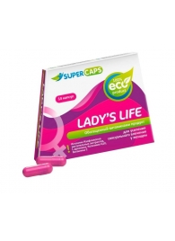 Возбуждающие капсулы Ladys Life - 14 капсул (0,35 гр.) - SuperCaps - купить с доставкой в Орске