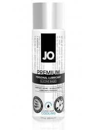 Охлаждающий лубрикант на силиконовой основе JO Personal Premium Lubricant Cooling - 60 мл. - System JO - купить с доставкой в Орске