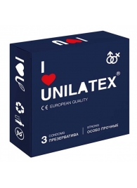 Ультрапрочные презервативы Unilatex Extra Strong - 3 шт. - Unilatex - купить с доставкой в Орске