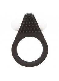 Чёрное эрекционное кольцо LIT-UP SILICONE STIMU RING 1 BLACK - Dream Toys - в Орске купить с доставкой