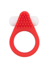 Красное эрекционное кольцо LIT-UP SILICONE STIMU RING 1 RED - Dream Toys - в Орске купить с доставкой