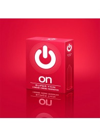 Супертонкие презервативы ON) Super Thin - 3 шт. - ON) - купить с доставкой в Орске