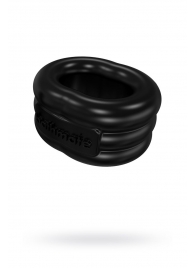 Чёрное эрекционное виброкольцо Stretch - Bathmate - в Орске купить с доставкой
