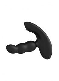 Черный силиконовый стимулятор простаты Levett Nitoc с пультом ДУ - Levett - в Орске купить с доставкой