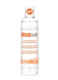 Гель-смазка 2-в-1 MASSAGE   LUBRICANT GUARANA - 300 мл. - Waterglide - купить с доставкой в Орске