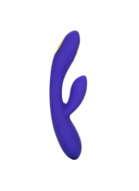 Фиолетовый вибратор с функцией электростимуляции Intimate E-Stimulator Dual Wand - 21,5 см. - California Exotic Novelties - купить с доставкой в Орске