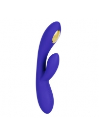 Фиолетовый вибратор с функцией электростимуляции Intimate E-Stimulator Dual Wand - 21,5 см. - California Exotic Novelties - купить с доставкой в Орске