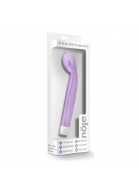 Сиреневый вибратор G Slim Rechargeable - 18 см. - Blush Novelties