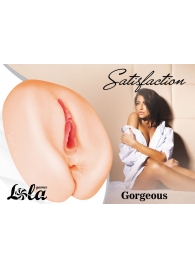 Мастурбатор с 2 тоннелями Satisfaction Gorgeous - Lola Games - в Орске купить с доставкой