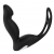 Черный вибромассажер простаты P-PLEASER W ERECTION ENHANCE - Dream Toys - в Орске купить с доставкой