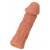 Телесная реалистичная насадка KOKOS Extreme Sleeve 05 с дополнительной стимуляцией - 12,7 см. - KOKOS - в Орске купить с доставкой