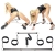 Комплект наручников и наножников с распорками Spread  em Bar and Cuff Set - Pipedream - купить с доставкой в Орске