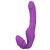 Фиолетовый безремневой вибрострапон DOUBLE DIPPER - Dream Toys - купить с доставкой в Орске