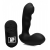 Черный стимулятор простаты Alpha-Pro 7X P-Milker Silicone Prostate Stimulator with Milking Bead - XR Brands - в Орске купить с доставкой