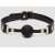 Черный кляп-шар Bound to You Faux Leather Ball Gag - Fifty Shades of Grey - купить с доставкой в Орске