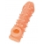 Телесная закрытая насадка с пупырышками Cock Sleeve Size L - 17,6 см. - KOKOS - в Орске купить с доставкой