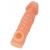 Телесная закрытая насадка с шершавой головкой Cock Sleeve Size L - 17,6 см. - KOKOS - в Орске купить с доставкой
