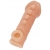 Телесная закрытая насадка с шишечками Cock Sleeve Size L - 17,6 см. - KOKOS - в Орске купить с доставкой