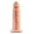 Телесный реалистичный фаллоимитатор с полостью Silicone Hollow Extension - 20 см. - Pipedream - купить с доставкой в Орске