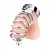 Серебристая клетка для члена Urethral Play Cage - BlueLine - купить с доставкой в Орске