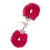 Металлические наручники с красной меховой опушкой METAL HANDCUFF WITH PLUSH RED - Dream Toys - купить с доставкой в Орске