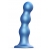 Голубая насадка Strap-On-Me Dildo Plug Balls size S - Strap-on-me - купить с доставкой в Орске