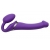Фиолетовый безремневой вибрострапон Vibrating Bendable Strap-On - size L - Strap-on-me - купить с доставкой в Орске