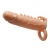 Телесная удлиняющая насадка Penis Sleeve Emmitt - 17 см. - Baile - в Орске купить с доставкой
