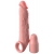 Телесная насадка-удлинитель 2 Inch Silicone X-tension with Strap - 20,3 см. - Pipedream - в Орске купить с доставкой