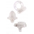 Набор из 3 прозрачных эрекционных колец с вибрацией Teasers Ring Kit - Chisa - в Орске купить с доставкой