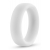 Белое люминесцентное эрекционное кольцо Silicone Glo Cock Ring - Blush Novelties - в Орске купить с доставкой