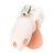 Белая клетка для пениса Silicone Small 2 in Cock Cage With Ball Divider - BlueLine - купить с доставкой в Орске