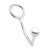 Кольцо на пенис с анальным стимулятором Stainless Steel Anal Hook   Cock Ring - BlueLine - в Орске купить с доставкой