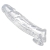 Прозрачная насадка для увеличения члена Realistic Clear Penis Enhancer and Ball Stretcher - 20,3 см. - XR Brands - в Орске купить с доставкой