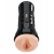Телесный мастурбатор-вагина в черной колбе Super Luscious Lips XXL - Pipedream - в Орске купить с доставкой
