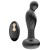 Черный массажер простаты с вибрацей и возвратно-поступательными движениями - Boys of Toys - в Орске купить с доставкой