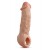 Телесная насадка-удлинитель Intrepid 9.25 Inch Realistic Penis Extender Sleeve - 23,5 см. - Blush Novelties - в Орске купить с доставкой