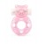 Розовое эрекционное виброкольцо в форме мишки - 1137 - в Орске купить с доставкой